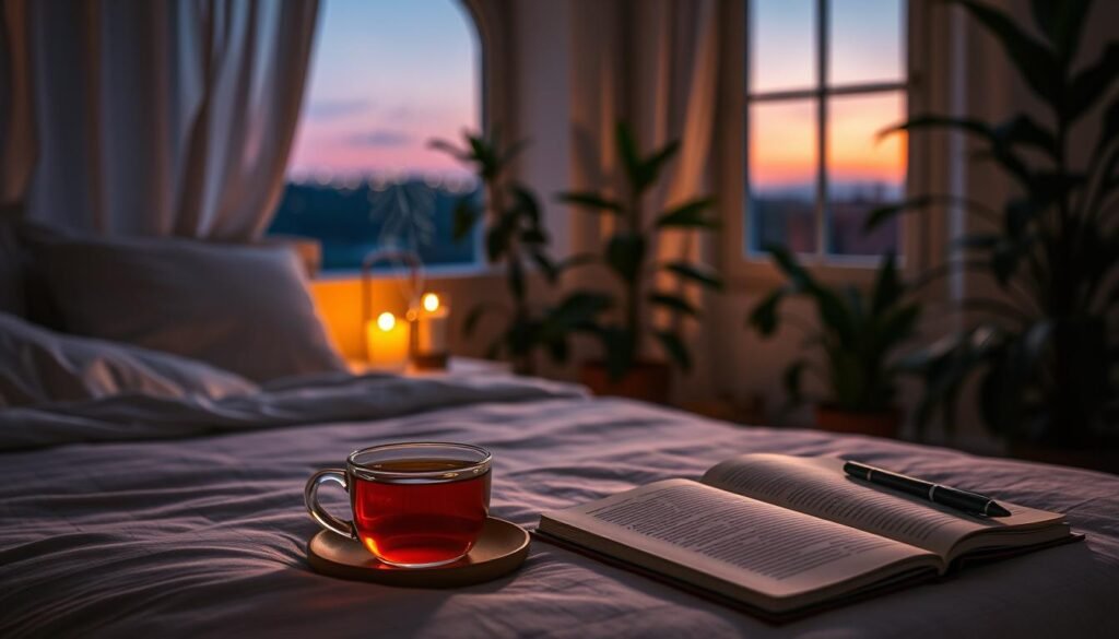 Evening self-care rituals