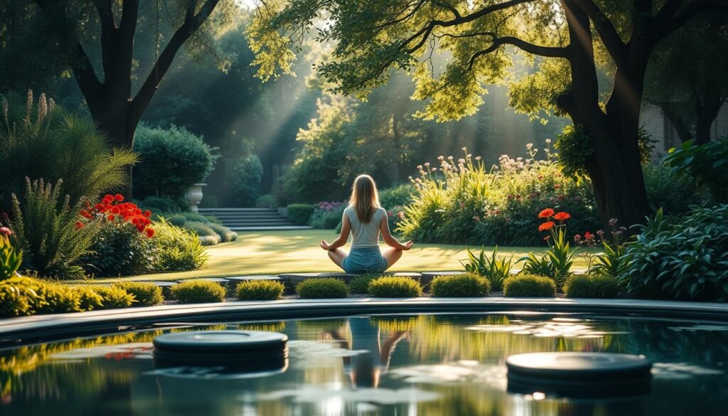 Daily affirmation practice for anxiety relief